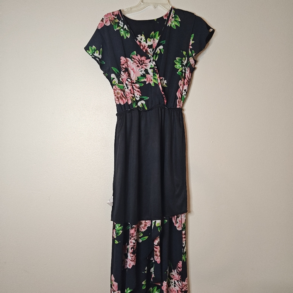 Scobe High-low Faux Wrap Maxi Dress - Picture 15 of 16